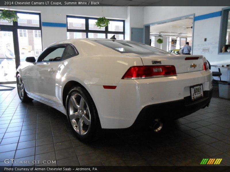 Summit White / Black 2014 Chevrolet Camaro LT Coupe
