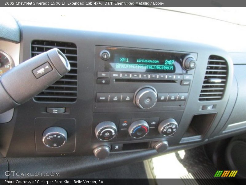 Dark Cherry Red Metallic / Ebony 2009 Chevrolet Silverado 1500 LT Extended Cab 4x4