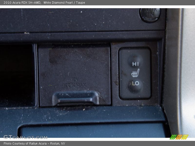 White Diamond Pearl / Taupe 2010 Acura RDX SH-AWD