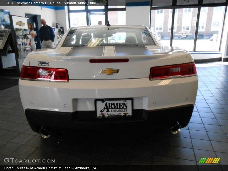 Summit White / Black 2014 Chevrolet Camaro LT Coupe