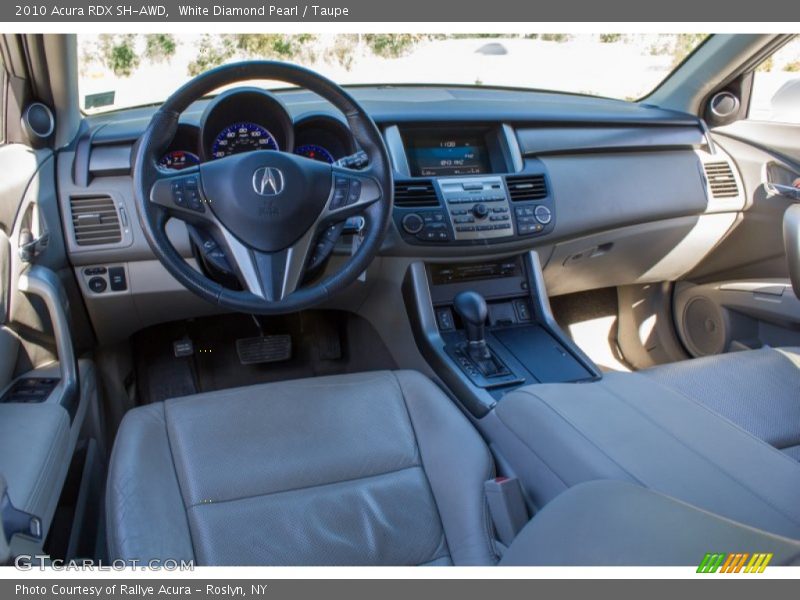 White Diamond Pearl / Taupe 2010 Acura RDX SH-AWD