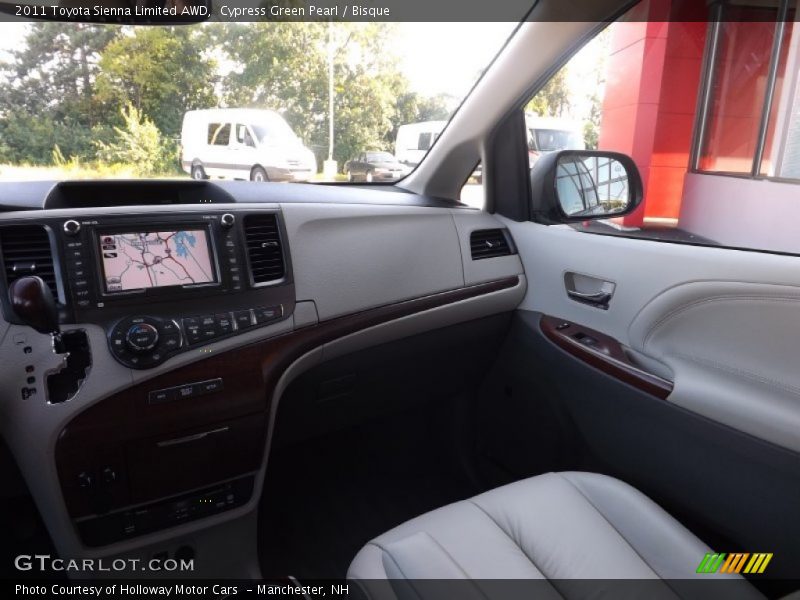 Cypress Green Pearl / Bisque 2011 Toyota Sienna Limited AWD