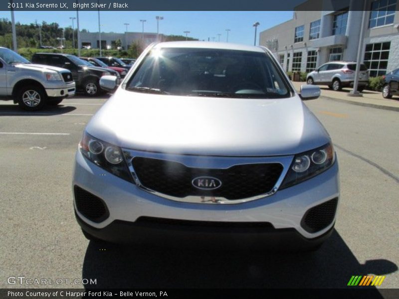 Bright Silver / Black 2011 Kia Sorento LX