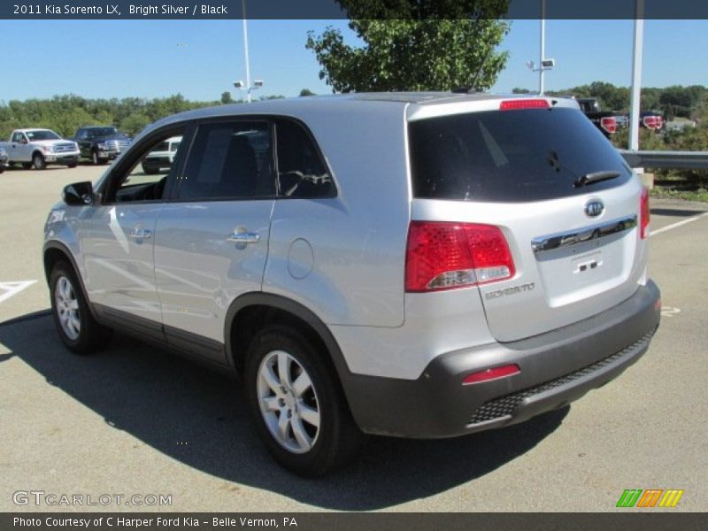 Bright Silver / Black 2011 Kia Sorento LX
