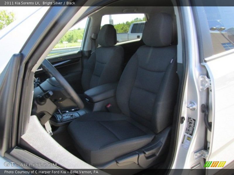 Bright Silver / Black 2011 Kia Sorento LX