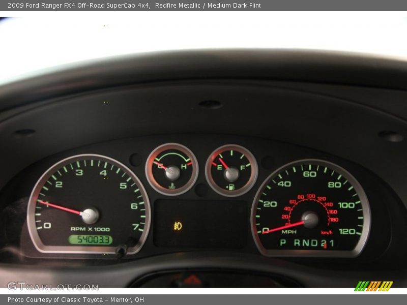 Redfire Metallic / Medium Dark Flint 2009 Ford Ranger FX4 Off-Road SuperCab 4x4