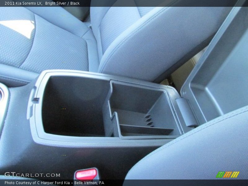 Bright Silver / Black 2011 Kia Sorento LX