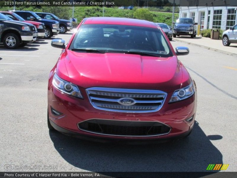 Red Candy Metallic / Charcoal Black 2010 Ford Taurus Limited