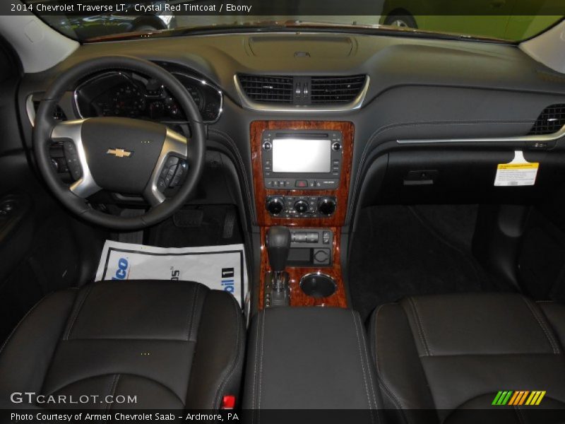 Crystal Red Tintcoat / Ebony 2014 Chevrolet Traverse LT