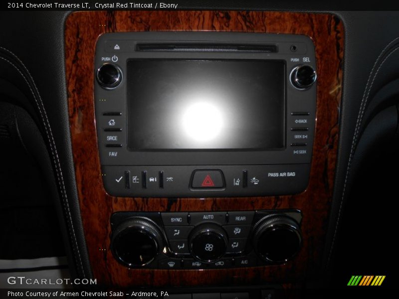 Crystal Red Tintcoat / Ebony 2014 Chevrolet Traverse LT