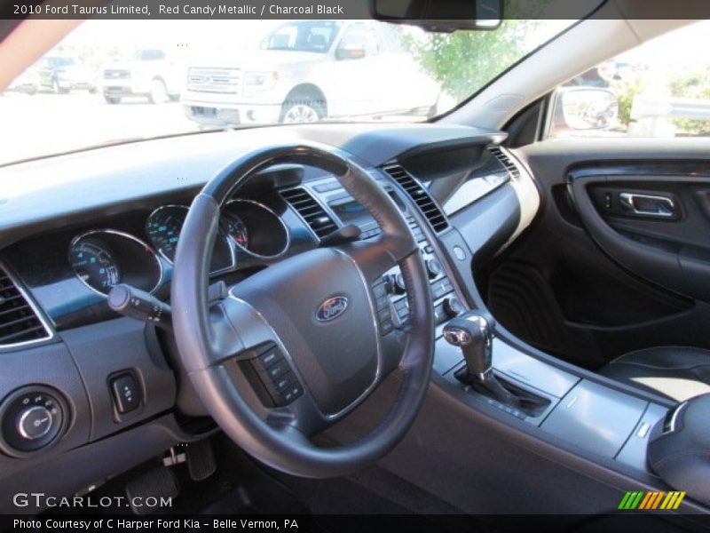 Red Candy Metallic / Charcoal Black 2010 Ford Taurus Limited