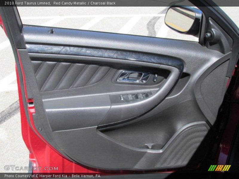 Red Candy Metallic / Charcoal Black 2010 Ford Taurus Limited