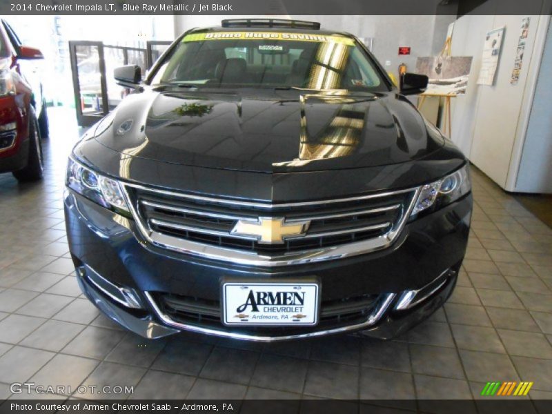 Blue Ray Metallic / Jet Black 2014 Chevrolet Impala LT