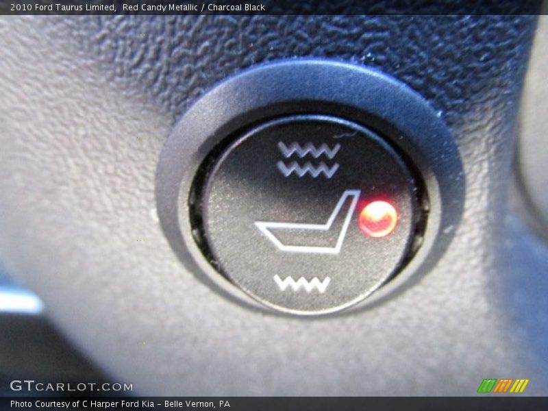 Red Candy Metallic / Charcoal Black 2010 Ford Taurus Limited