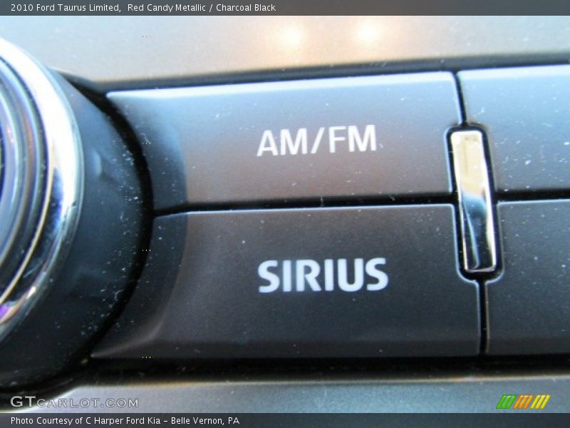 Red Candy Metallic / Charcoal Black 2010 Ford Taurus Limited