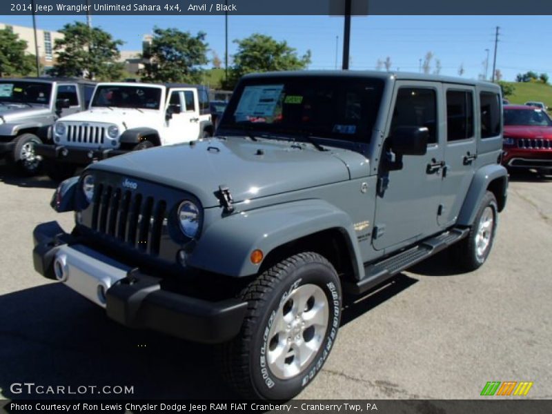 Anvil / Black 2014 Jeep Wrangler Unlimited Sahara 4x4
