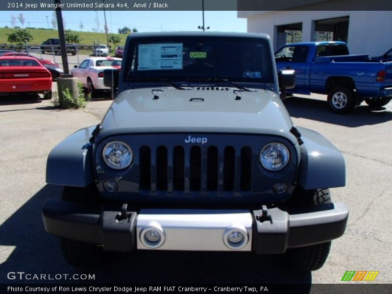 Anvil / Black 2014 Jeep Wrangler Unlimited Sahara 4x4