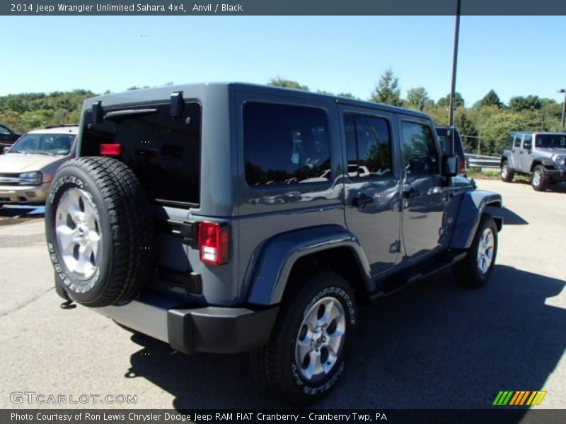 Anvil / Black 2014 Jeep Wrangler Unlimited Sahara 4x4