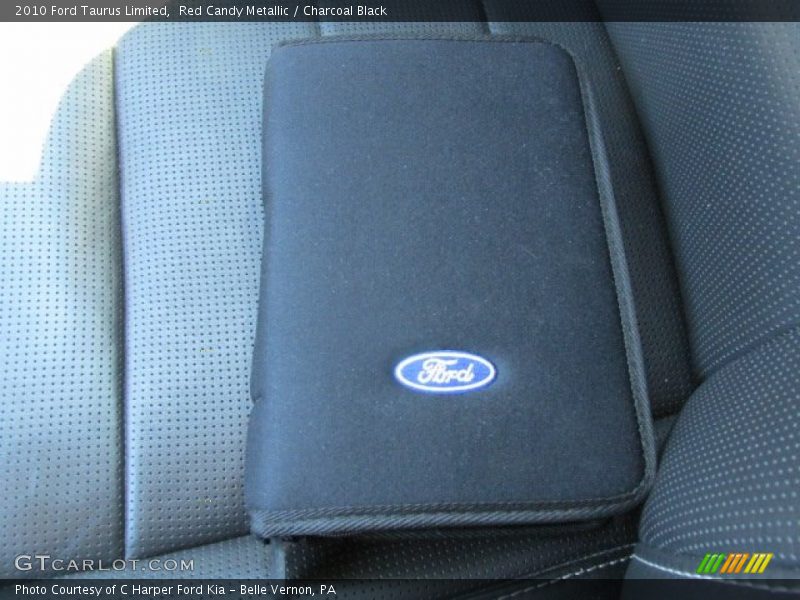 Red Candy Metallic / Charcoal Black 2010 Ford Taurus Limited