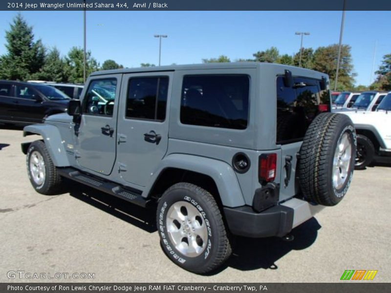 Anvil / Black 2014 Jeep Wrangler Unlimited Sahara 4x4