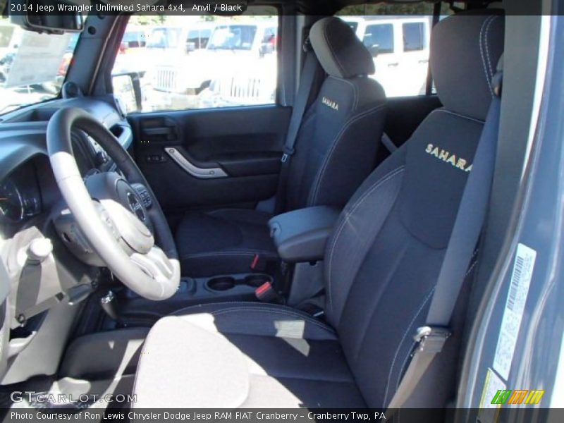 Anvil / Black 2014 Jeep Wrangler Unlimited Sahara 4x4