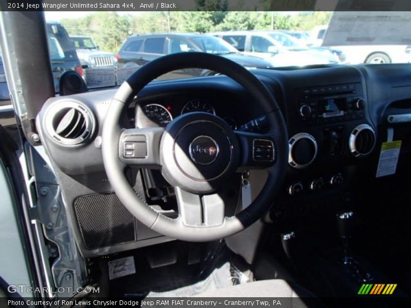 Anvil / Black 2014 Jeep Wrangler Unlimited Sahara 4x4