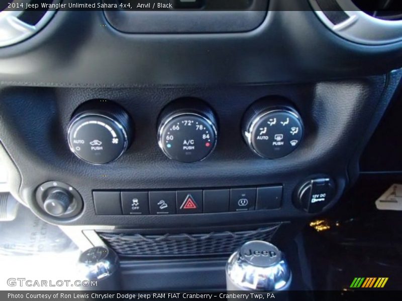 Anvil / Black 2014 Jeep Wrangler Unlimited Sahara 4x4