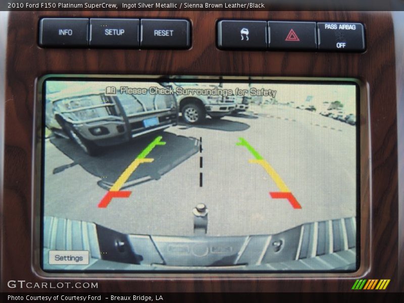 Ingot Silver Metallic / Sienna Brown Leather/Black 2010 Ford F150 Platinum SuperCrew