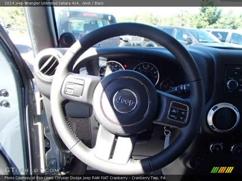 Anvil / Black 2014 Jeep Wrangler Unlimited Sahara 4x4