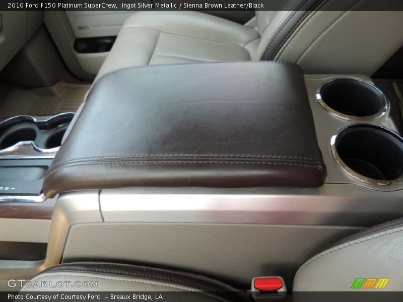 Ingot Silver Metallic / Sienna Brown Leather/Black 2010 Ford F150 Platinum SuperCrew