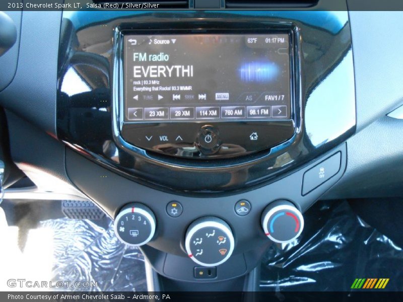 Salsa (Red) / Silver/Silver 2013 Chevrolet Spark LT