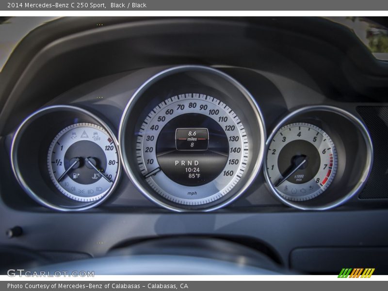 Black / Black 2014 Mercedes-Benz C 250 Sport