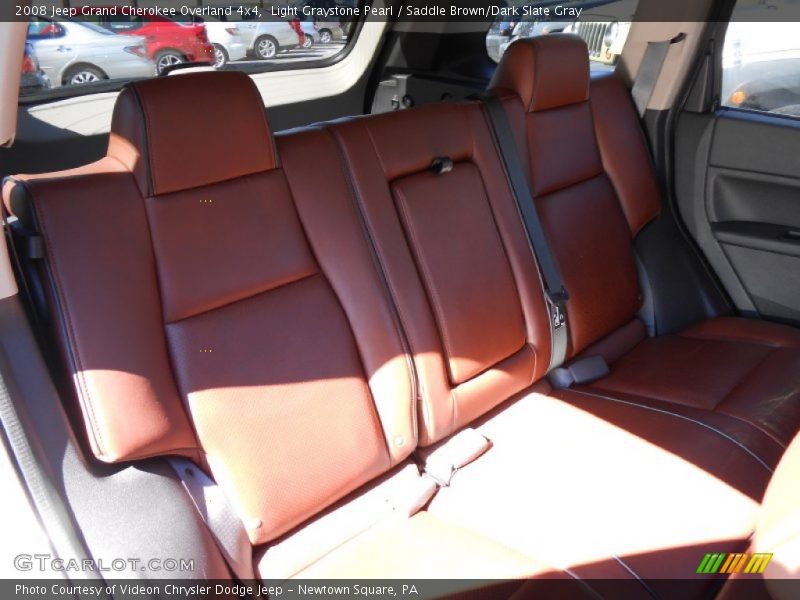 Light Graystone Pearl / Saddle Brown/Dark Slate Gray 2008 Jeep Grand Cherokee Overland 4x4