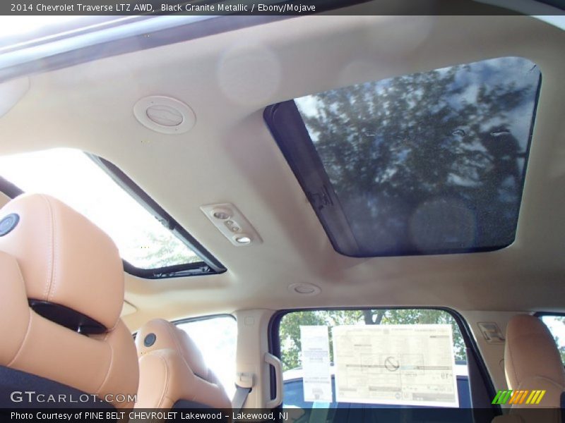 Sunroof of 2014 Traverse LTZ AWD