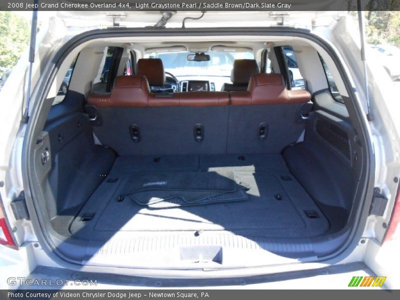 Light Graystone Pearl / Saddle Brown/Dark Slate Gray 2008 Jeep Grand Cherokee Overland 4x4