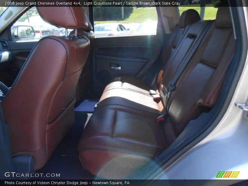 Light Graystone Pearl / Saddle Brown/Dark Slate Gray 2008 Jeep Grand Cherokee Overland 4x4