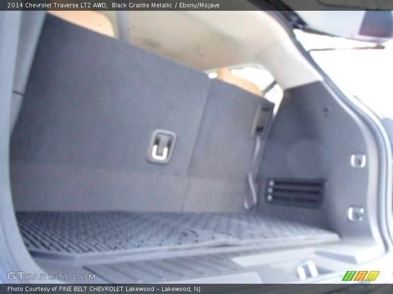 Black Granite Metallic / Ebony/Mojave 2014 Chevrolet Traverse LTZ AWD