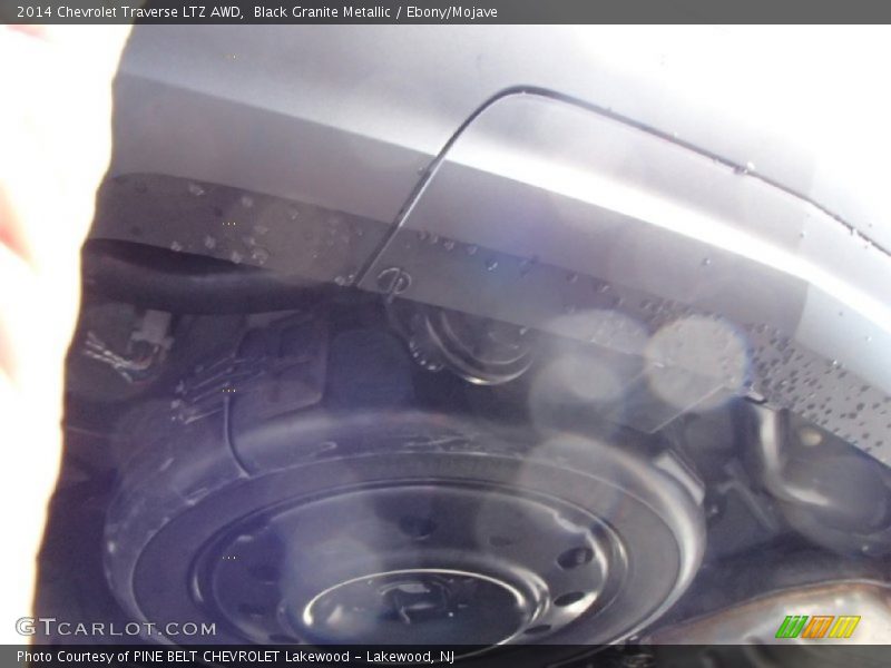 Black Granite Metallic / Ebony/Mojave 2014 Chevrolet Traverse LTZ AWD
