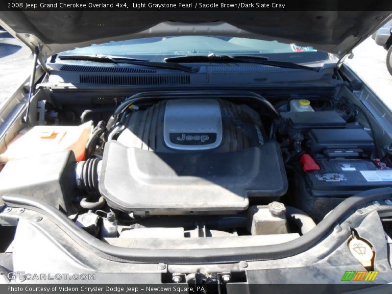 Light Graystone Pearl / Saddle Brown/Dark Slate Gray 2008 Jeep Grand Cherokee Overland 4x4