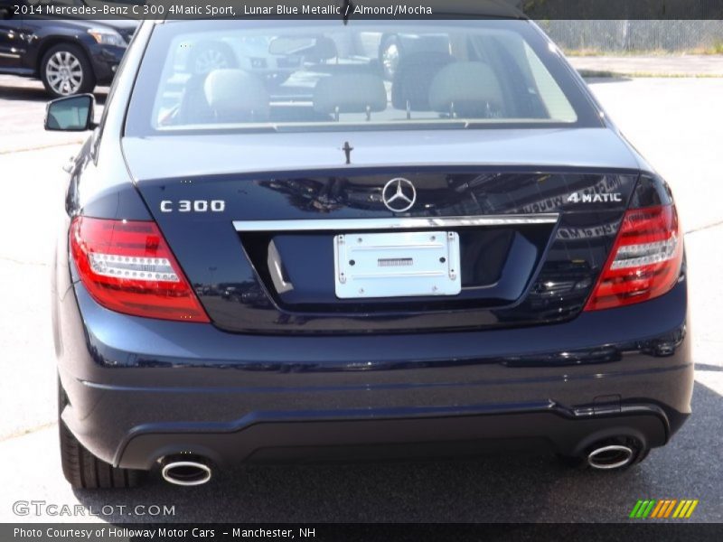 Lunar Blue Metallic / Almond/Mocha 2014 Mercedes-Benz C 300 4Matic Sport