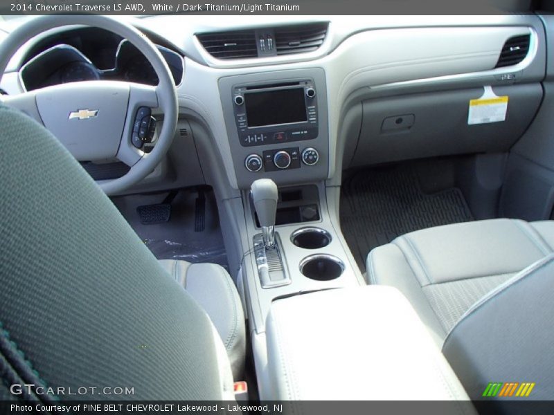 White / Dark Titanium/Light Titanium 2014 Chevrolet Traverse LS AWD