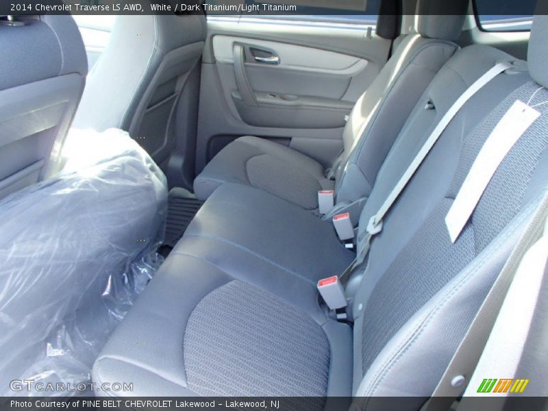 White / Dark Titanium/Light Titanium 2014 Chevrolet Traverse LS AWD