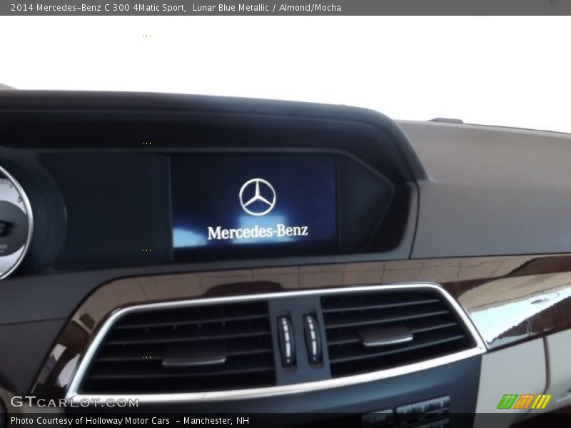 Lunar Blue Metallic / Almond/Mocha 2014 Mercedes-Benz C 300 4Matic Sport