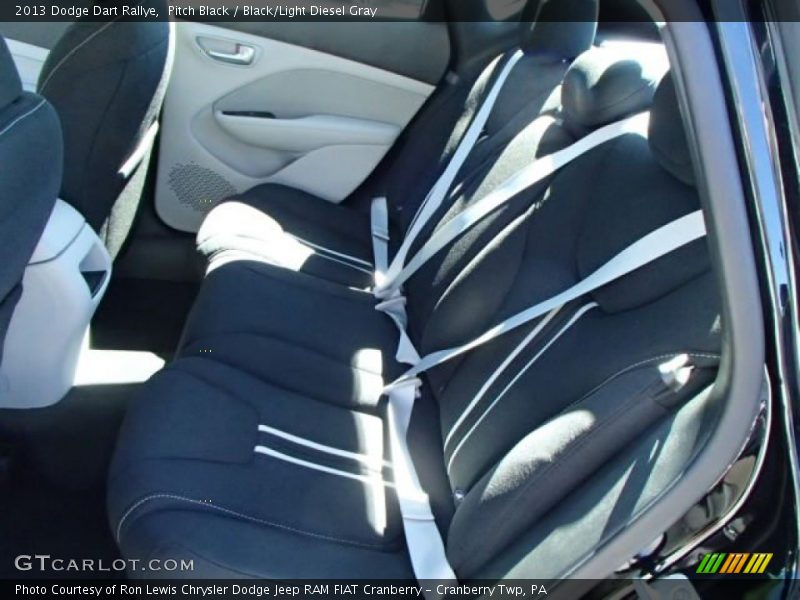 Pitch Black / Black/Light Diesel Gray 2013 Dodge Dart Rallye