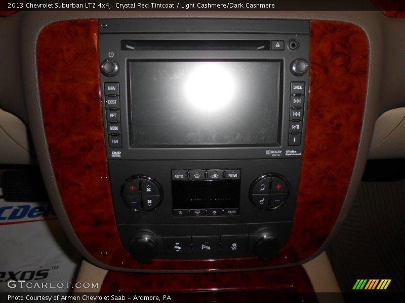 Crystal Red Tintcoat / Light Cashmere/Dark Cashmere 2013 Chevrolet Suburban LTZ 4x4