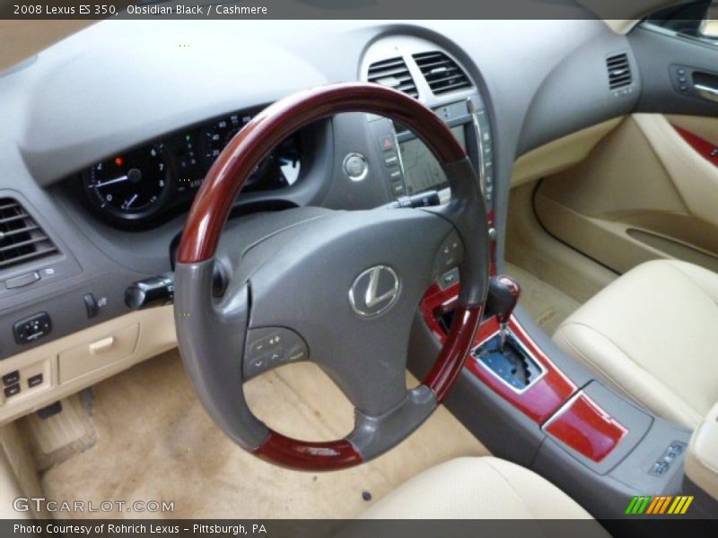 Obsidian Black / Cashmere 2008 Lexus ES 350