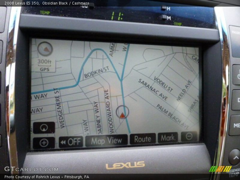 Obsidian Black / Cashmere 2008 Lexus ES 350