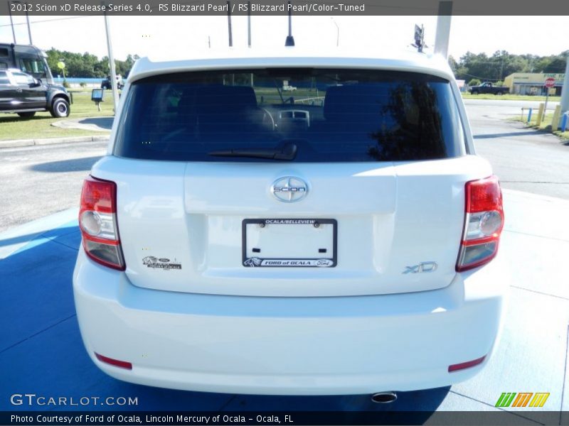 RS Blizzard Pearl / RS Blizzard Pearl/Color-Tuned 2012 Scion xD Release Series 4.0