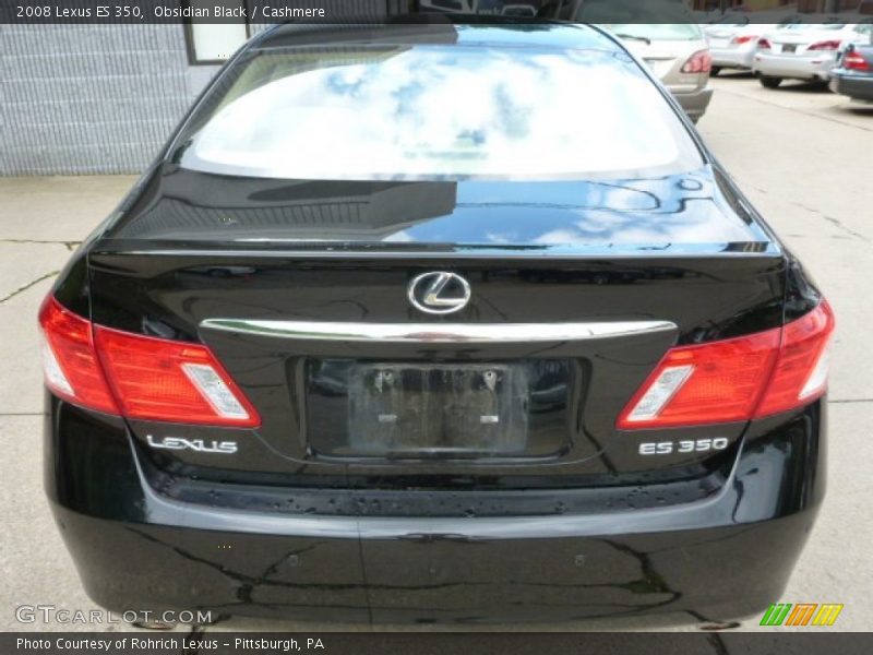 Obsidian Black / Cashmere 2008 Lexus ES 350