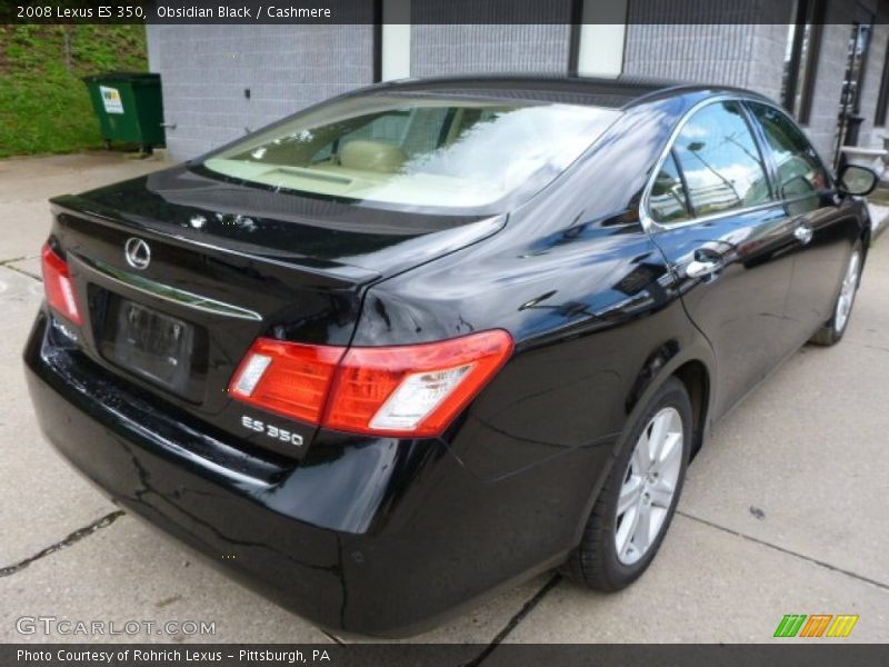 Obsidian Black / Cashmere 2008 Lexus ES 350